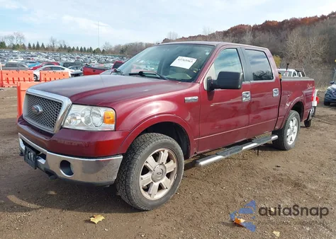 2006 Ford F-150 Fx4/Lariat/Xlt from USA, damaged, VIN 1FTPW14526KB40623